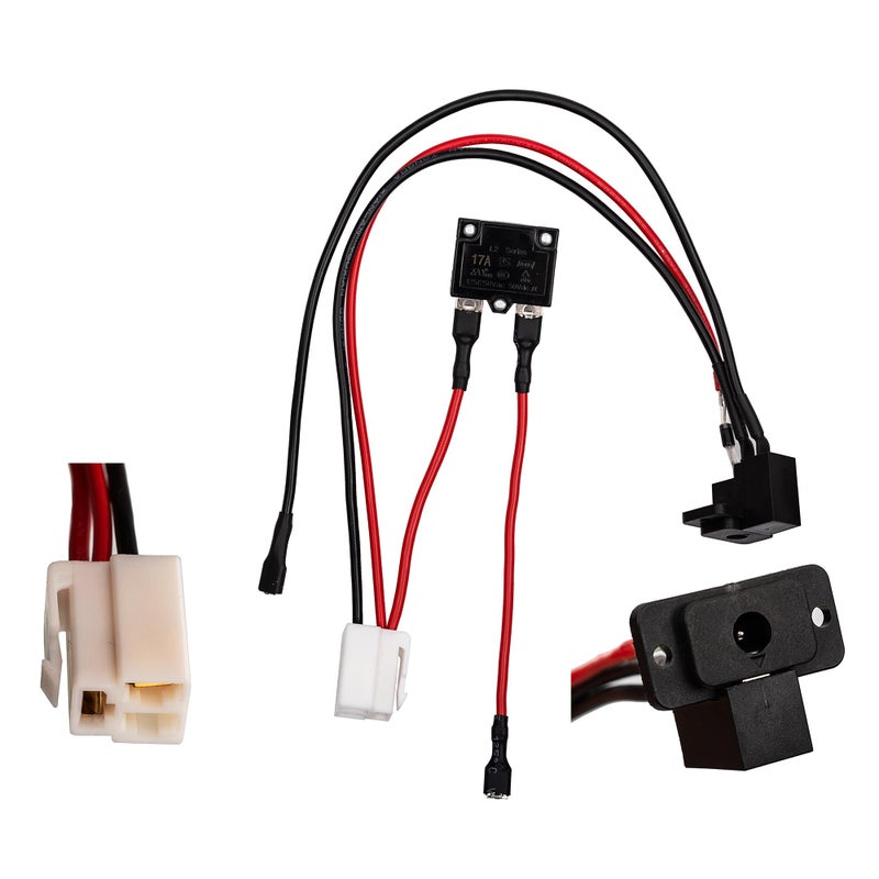 weelye Charging Hole for Children Electric Vehicle 6V 12V 24V Round Charging Port for Children Electric Vehicle Charger Socket Strip line Replacement Parts - Image 3