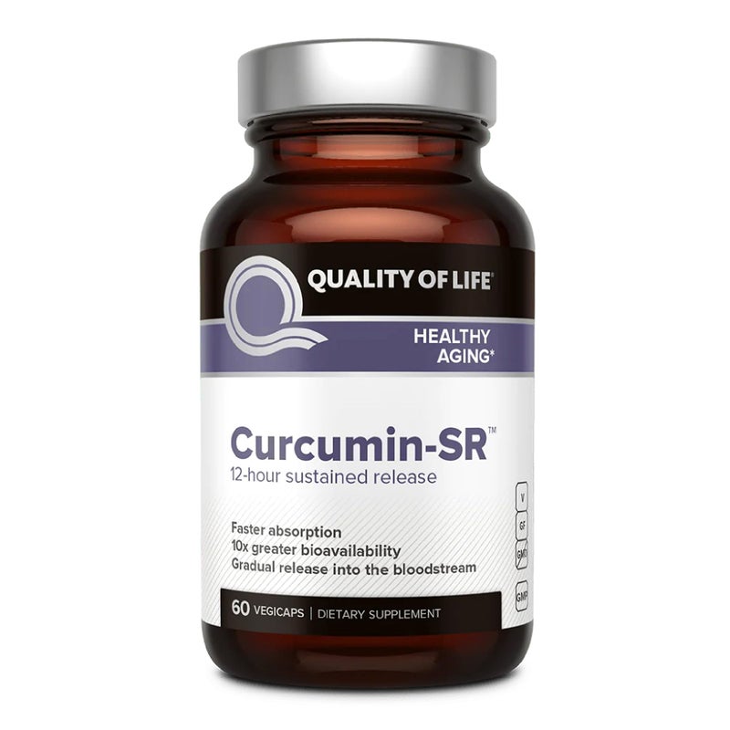 Quality of Life Healthy Aging Inflammation Support CurcuminSR 60 Vegicaps
