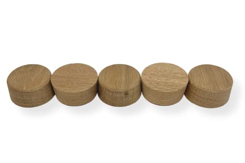 Balsam Point Workshop 2-Inch American White Oak Wood Bourbon Wine Barrel Cask Keg Bung Plug - Great for Home Brewers, Distillers, Wine Enthusiasts (5-Pack) - Image 3
