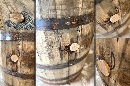 Balsam Point Workshop 2-Inch American White Oak Wood Bourbon Wine Barrel Cask Keg Bung Plug - Great for Home Brewers, Distillers, Wine Enthusiasts (5-Pack) - Image 5