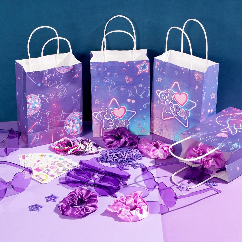 Vanblue 100 Pcs Kpop Party favors Popular Singer Party Friendship Gifts Set Birthday Decorations Supplies, Star Sunglasses Goodie Bag Stuffers Gift for Girl Women 80s Y2K Kpop Disco Fans - Image 2