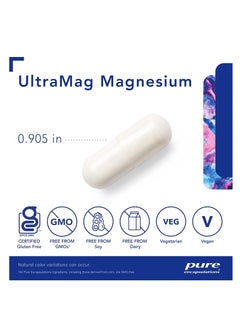 Pure Encapsulations UltraMag Magnesium Bone & Muscle Support 120 Capules 4 Months supply  - Image 3