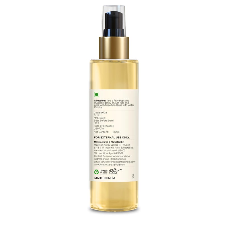 Forest Essentials Facial Cleanser Sandalwood & Orange Peel 130ml (Face Wash) - Image 3