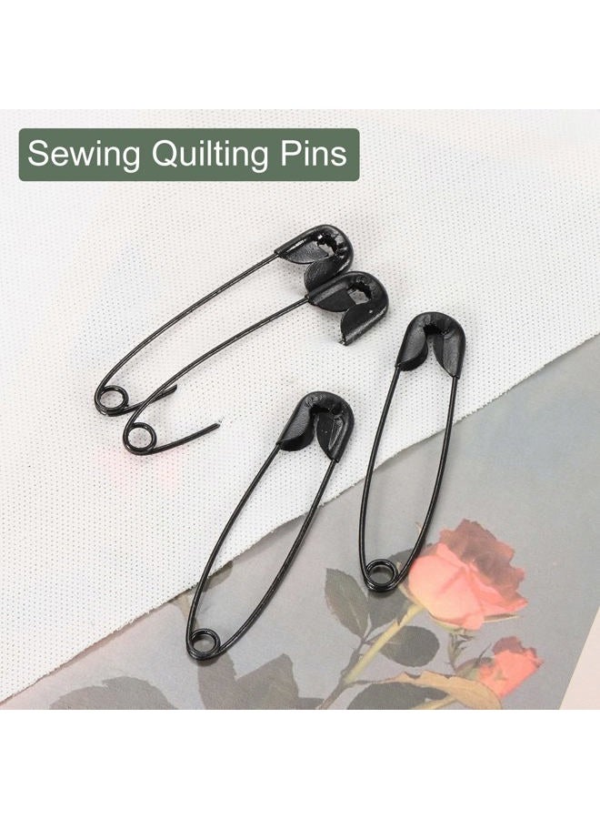 YOKIVE 60 Pcs Safety Pins, Sewing Pins | Great for Art, Craft, Clothing, Daily Use (Black, 2-Inch) - Image 3