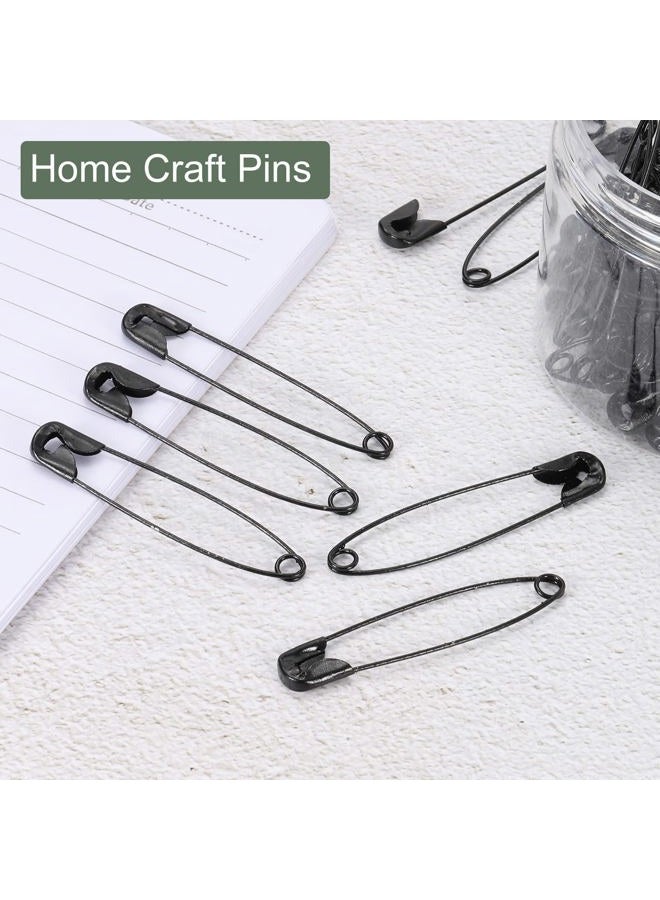 YOKIVE 60 Pcs Safety Pins, Sewing Pins | Great for Art, Craft, Clothing, Daily Use (Black, 2-Inch) - Image 4