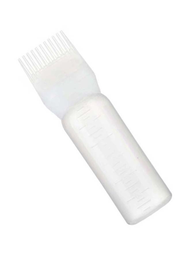 Generic Hair Dye Applicator Bottle With Brush White 17 x 4.5cm  - Image 2