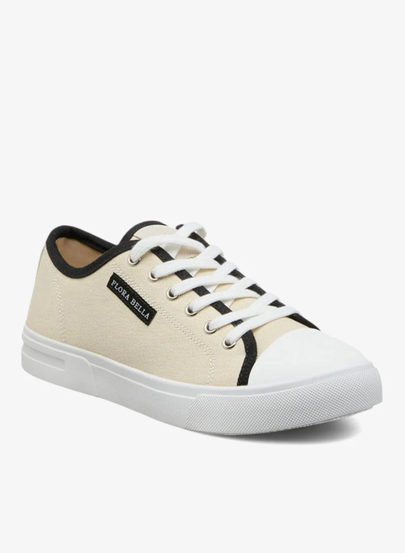 Flora Bella By Shoexpress Logo Detail Lace-Up Sneakers