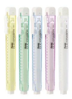 5-Piece Retractable Clic Eraser