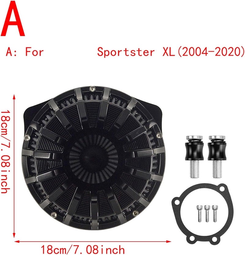 QASULER Motorcycle CNC Air Filter Cleaner - Image 2
