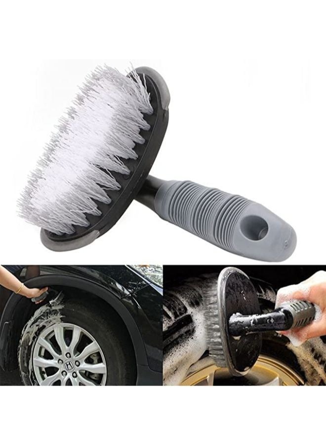 Car Wheel Tire Hard Brush Hub Clean Wash Useful Brush Car Truck Motorcycle Bike Washing Cleaning Tool - Image 3