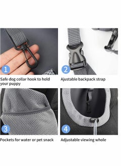 Pet Carrier Backpack for Dogs & Cats, Breathable Double Shoulder Dog Pet Bags Backpack - pzsku/Z3D5139BDC7F47C39729BZ/45/_/1716943274/bf0f03ef-e869-4af6-a01d-d4f397517d43