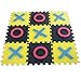 SS Worldwide Jumbo Foam TicTacToe Connect Tiles to Create Huge 36 Sqaure Board Version of Classic Game Includes 9 Board Tiles 5 Xs and 5 Os Portable Fun for Kids and Adults - Image 3