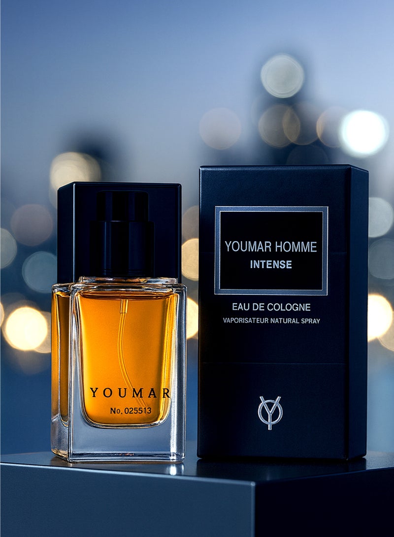 YOUMAR Best Perfume for Men – Youmar Collection homme intense No. 5513 | Luxury Perfume for Men with | Amber, Vanilla, iris & Violet Notes | Long Lasting Men Perfume 25ml - Image 1