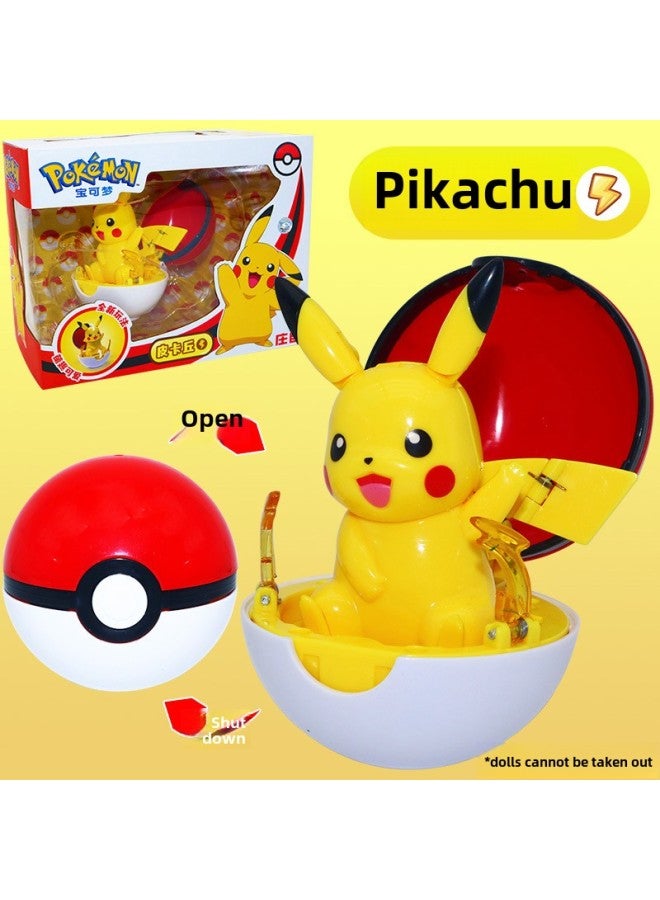 لعبة بوكيمون إلف بول بيكاتشو اليدوية بوكيمون جياجورين الضفدع الذي ينفث النار التنين كيدار داك - اللون: بيكاتشو (غير متوفر) - Image 1