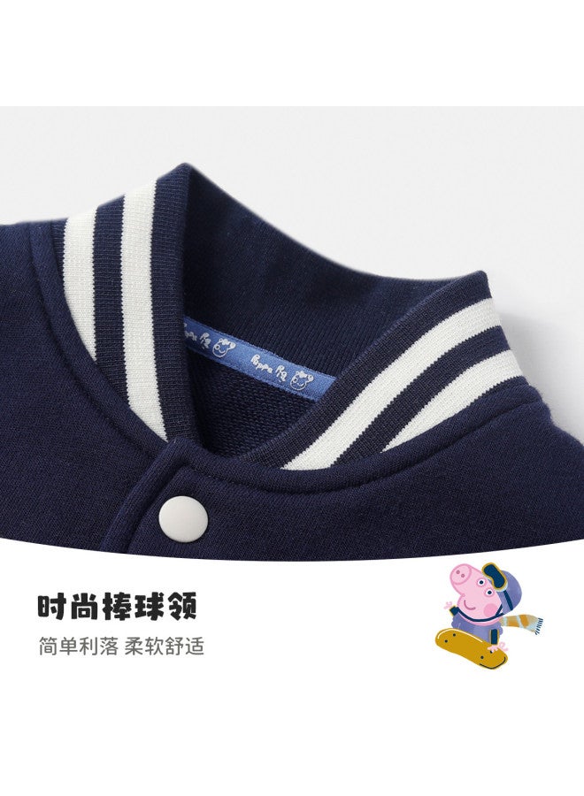 peppa Pig Spring Unisex Kids' Baseball Jacket - Versatile & Comfortable Baby Outerwear - Image 5