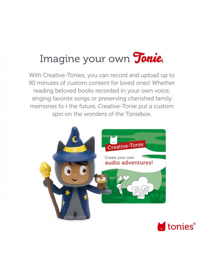 Tonies Tonies Wizard Creative Audio Character - Record and Upload up to 90 Minutes of Your Own Stories and Songs  - Image 3
