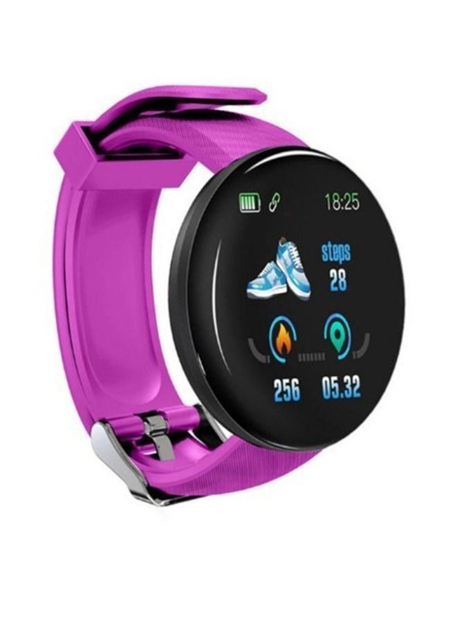 AROAQ D18 Heart Rate Blood Pressure Smartwatch Color Screen Fitness Tracker Smart Watch IP65 Waterproof Bracelet Electronicheart - Image 1