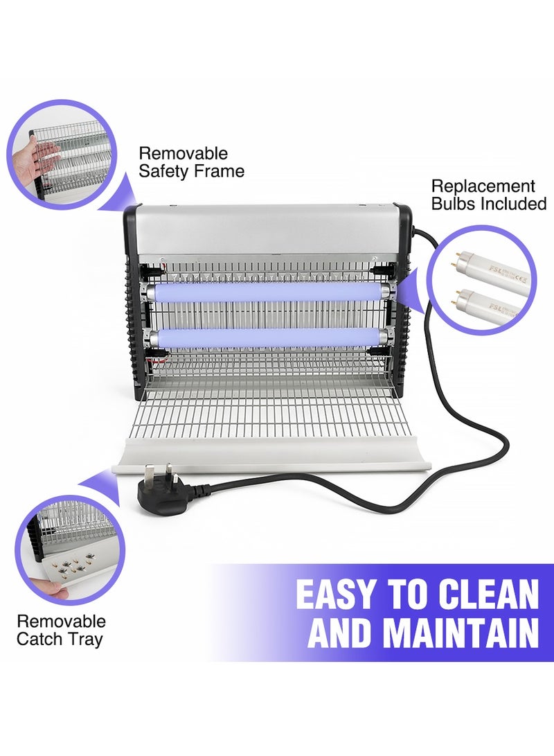 ستارجولد قاتل الحشرات الكهربائية، مصباح مصيدة البعوض، قاتل الحشرات الفعال، 20 وات - Image 3