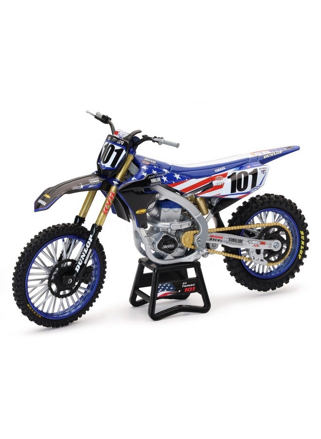 New Ray Toys Yamaha Yz450F Motocross Of Nations Bike Eli Tomac Race Team Replica, 1:12 Scale, Kids, Gifts, Birthdays