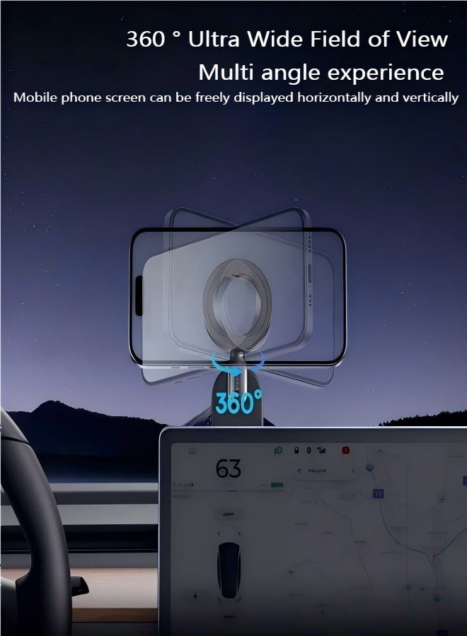 Wireless magnetic car phone holder black  - Image 5