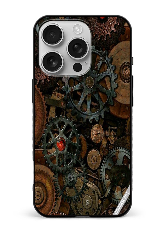 COVERSCART Protective Case Cover For Apple iPhone 16 Pro Max Steampunk Design Multicolour