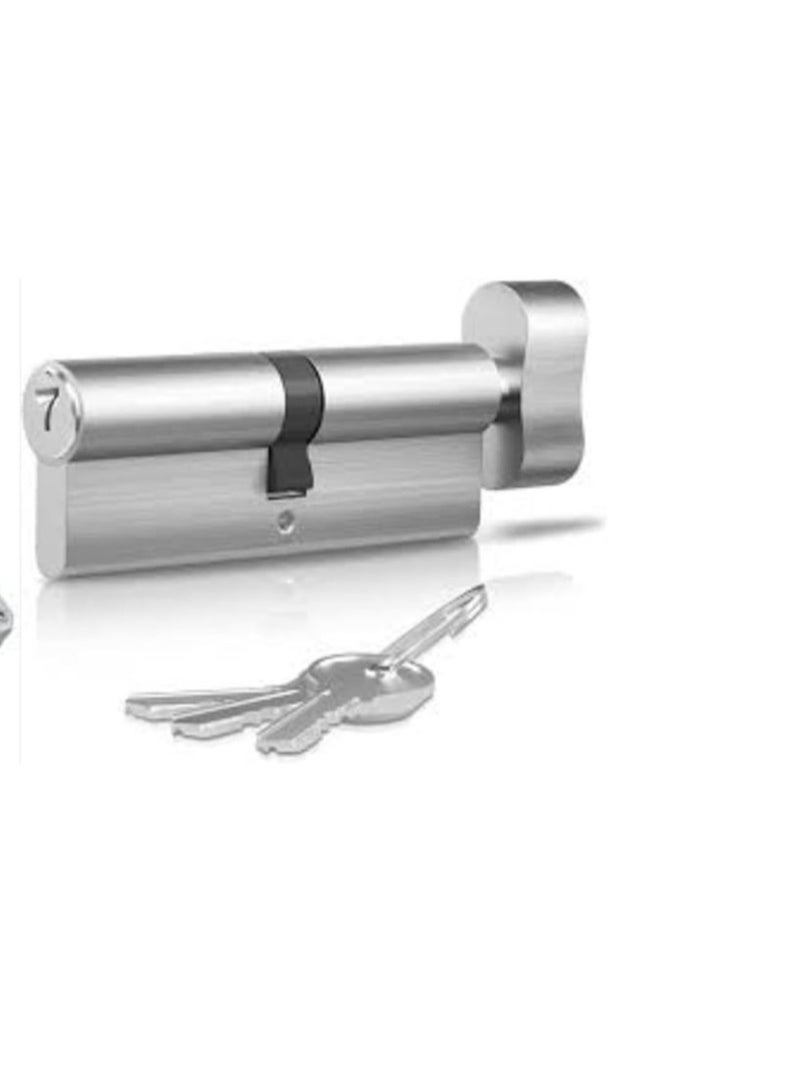 عباسلي مقبض الباب مع جسم القفل وأسطوانة المقبض مع 3 مفاتيح - Image 3