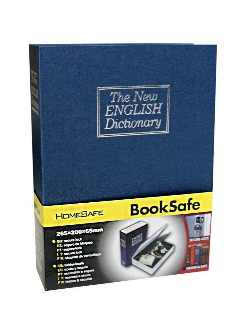 صندوق قفل آمن لحفظ النقود، على شكل معجم ومزوَّد بقفل أمان مدمج لحفظ النقود - Image 1