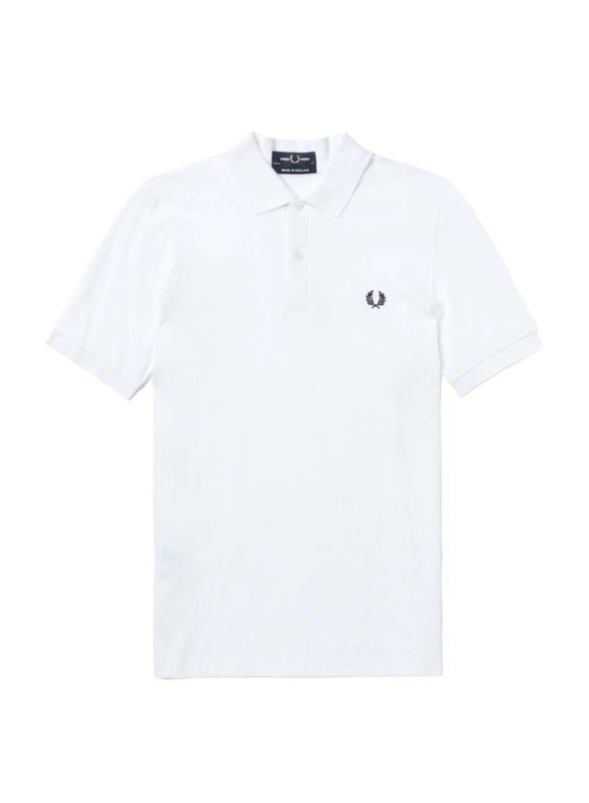 FRED PERRY POLO shirt, white with black label - Image 2