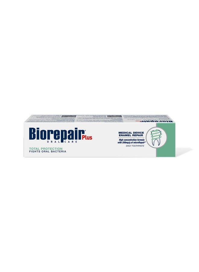 Biorepair معجون أسنان توتال بروتكشن اليومي، أنابيب سعة 2.54 أونصة سائلة (75 مل) (عبوة من قطعتين) [استيراد إيطالي] - Image 2