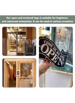 Open Signs Double Sided Open Closed Sign Business Hours Sign Hanging Business Open Sign with Rope Hours of Operation Sign for Business Walls Window Shop Bar Hotel - pzsku/Z3D51BE1E706E7DD0DBE9Z/45/_/1739427899/f4c33d5e-b950-41b4-9ac4-d857135972cb