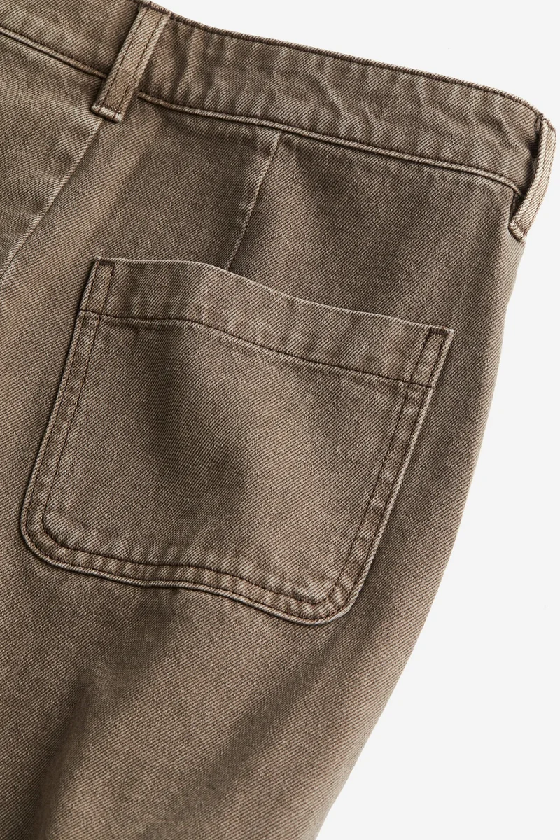 H&M Denim cargo skirt