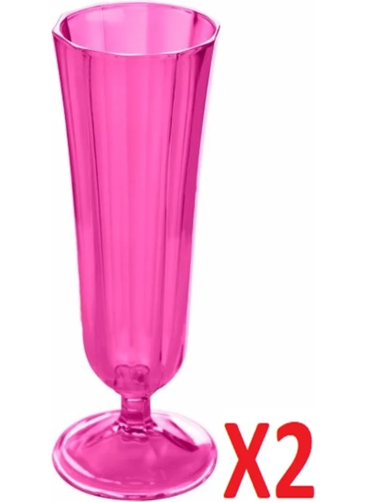 بورلاند Pink Flute Champagne Glass 130 cc 2-pack 04FIA001713