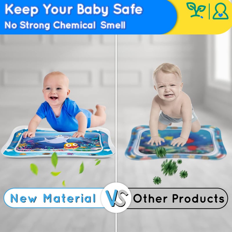Infinno Tummy Time Mat Sensory Water Mat for Babies, Baby Toys for 3 6 9 12 Months Boys and Girls, Great Gift Idea of Baby Stuffsâ€¦ - Image 5