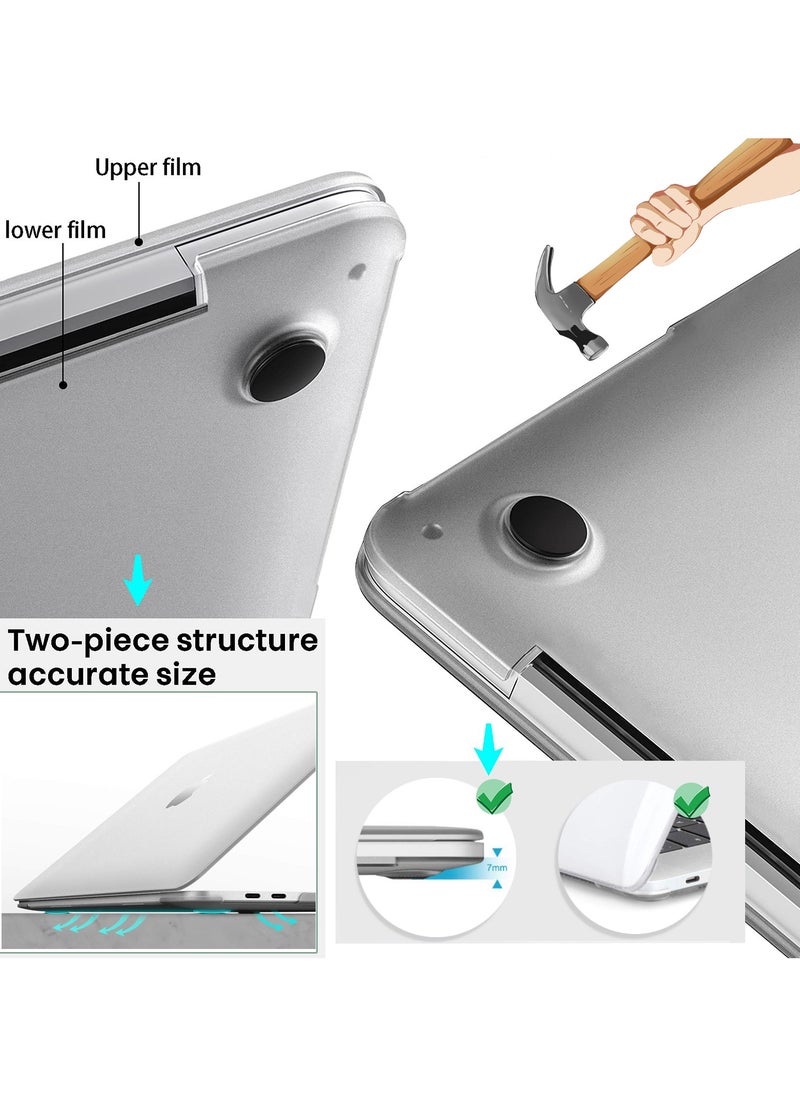 SANMUGEED - SANMUGEED Compatible with MacBook Pro 15 inch Case 2019 2018 2017 2016 Release A1990 A1707 with Touch Bar, Plastic Hard Shell Case Cover - Image 1
