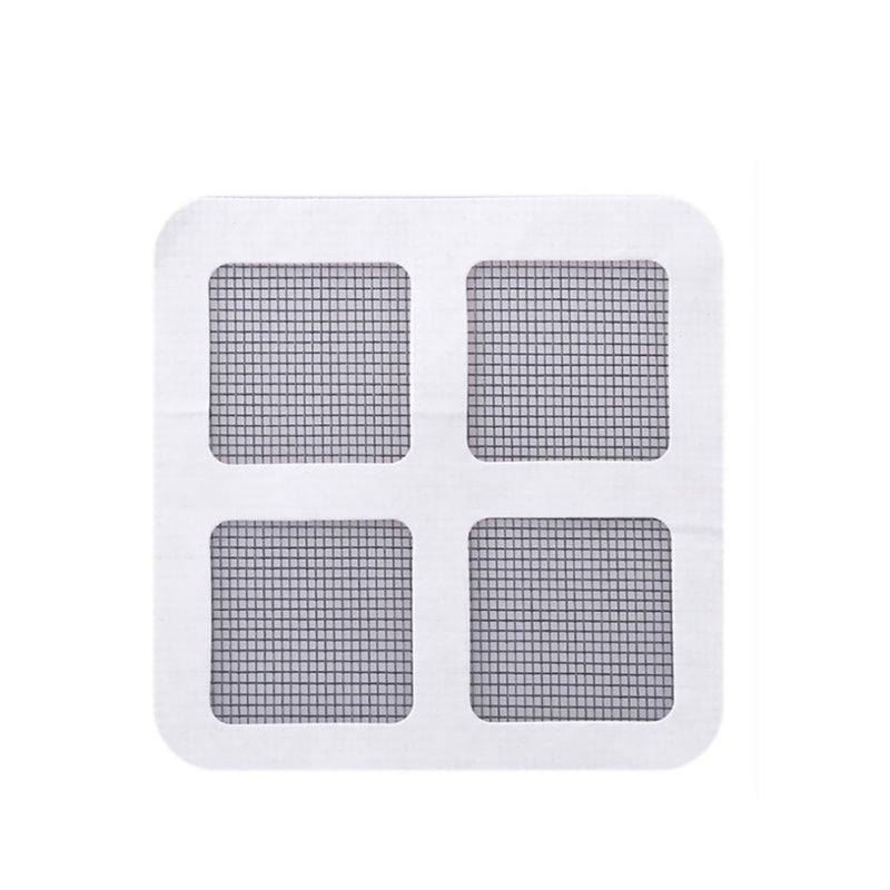 SOLARAE 12 Pack Window and Door Screen Repair Kit Fiberglass Screen Repair Patches, Strong Adhesive Screen Repair Stickers Mesh Film Ideal for Fixing Small Holes and Tears, 4" x 4" - Image 1