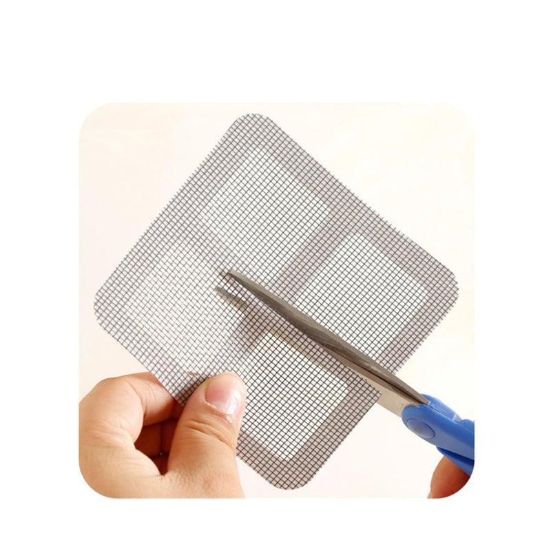 SOLARAE 12 Pack Window and Door Screen Repair Kit Fiberglass Screen Repair Patches, Strong Adhesive Screen Repair Stickers Mesh Film Ideal for Fixing Small Holes and Tears, 4" x 4" - Image 3
