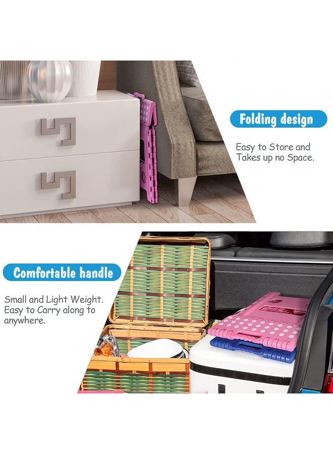 Acko Folding Step Stool - 13 inch Height Premium Heavy Duty Foldable Stool for Kids & Adults, Kitchen Garden Bathroom - Image 5