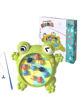 Zexin Children's Fishing Toy Water Magnetic Fish Plate Can Add Water Frog Fishing Music Parent-child Game 3-6 Years Old-Color:Emerald Green - pzsku/Z3D52357F6665ACE64899Z/45/1745569597/2a3fe98b-c0d1-4e1d-8e68-0980ad4f948e