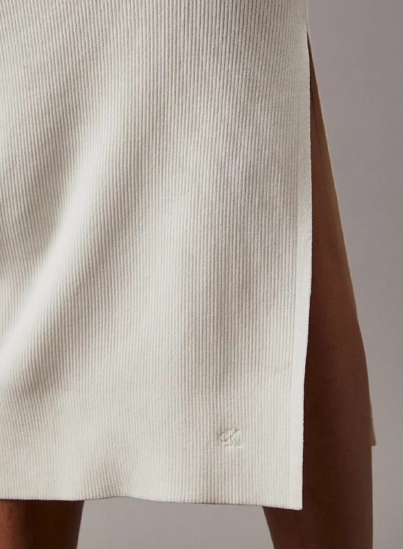 Calvin Klein Jeans Sculpted Knit Midi Dress