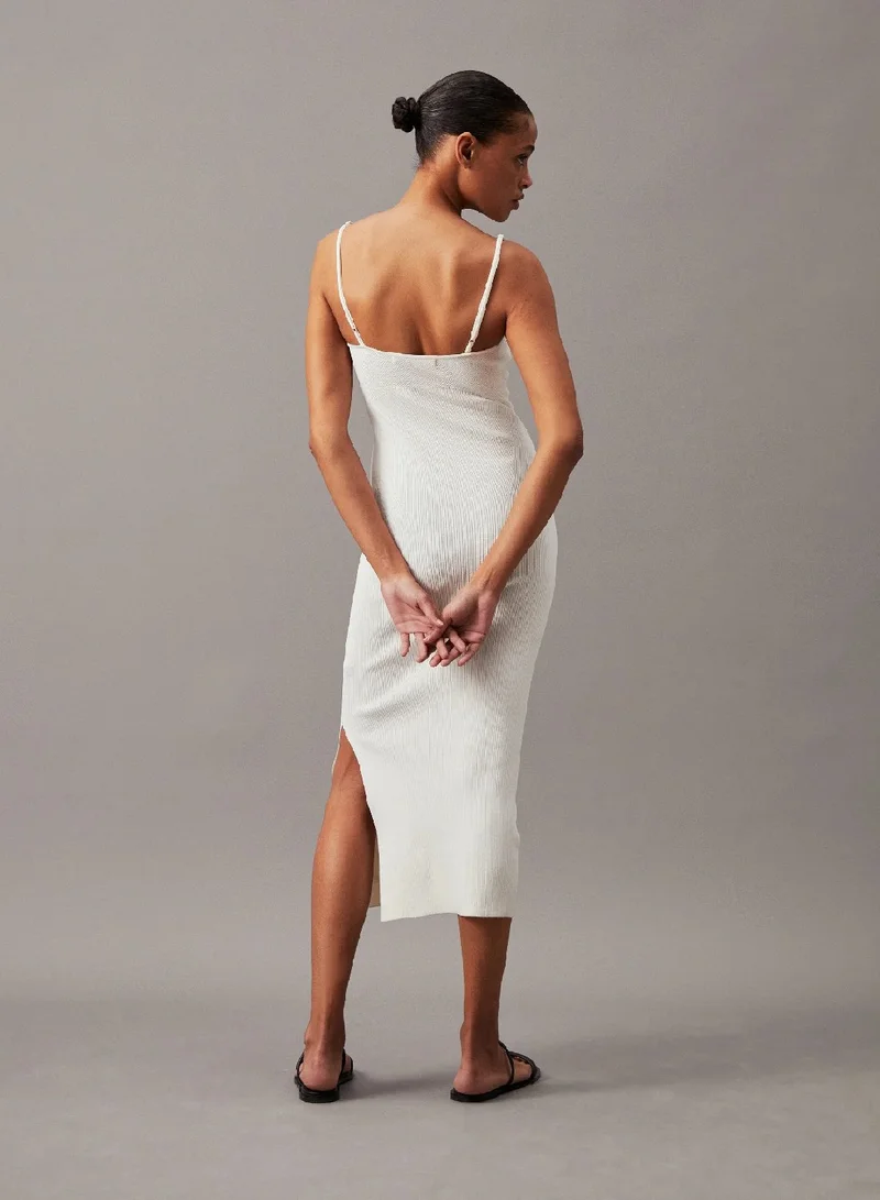 Calvin Klein Jeans Sculpted Knit Midi Dress