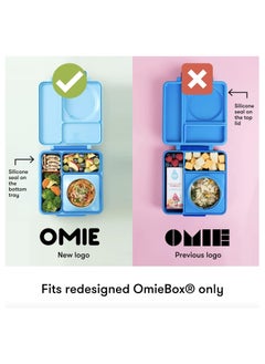 Omielife Omie Dip Containers, Set of 2-Blue and Lime  - Image 4
