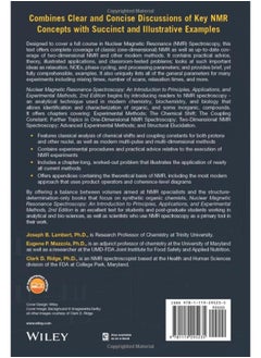 Nuclear Magnetic Resonance Spectroscopy: An Introduction to Principles, Applications, and Experimental Methods  - Image 2