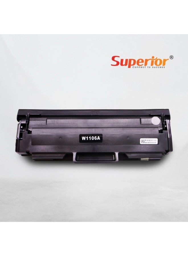 SOS Superior Superior 106A / W1106A Mono Black Compatible Toner Cartridge – For HP Laser 107a/107w/107r, MFP 135a/135w/135r/137fnw – With Chip – 1000 Page Yield - Image 2