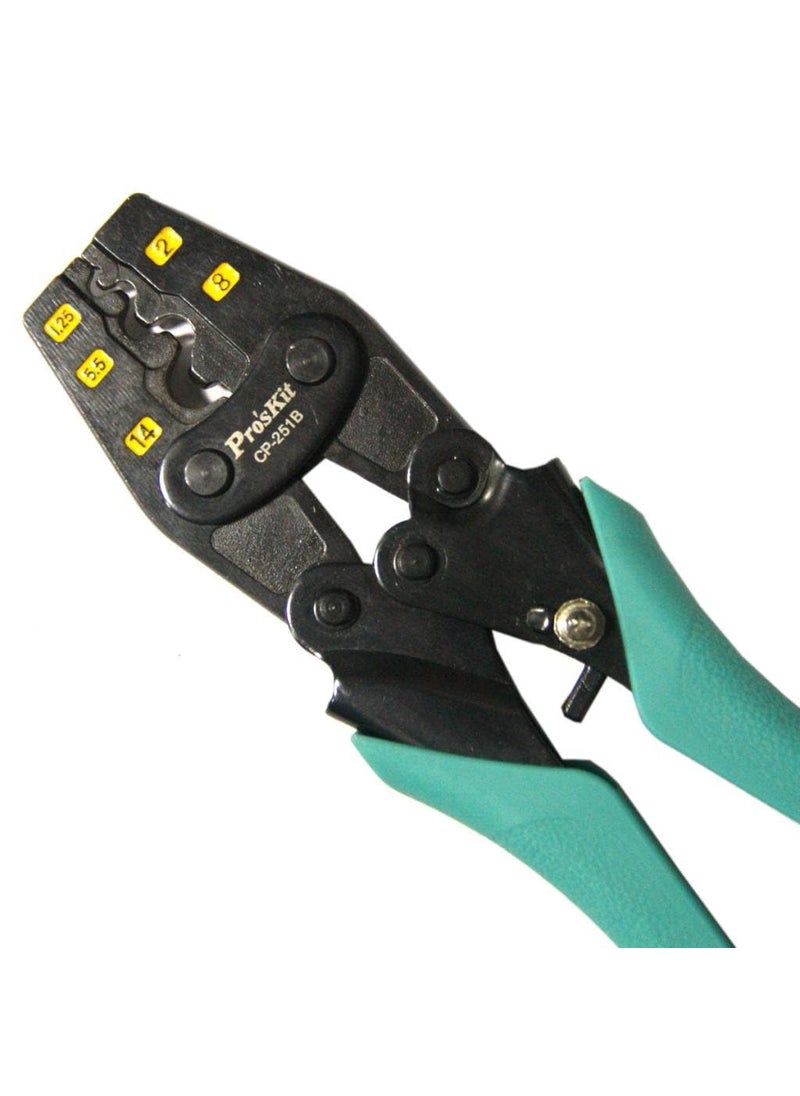 Proskit Proskit CP251B Noninsulated Terminals Ratchet Crimping Tool 245mm Pack of 1  - Image 2