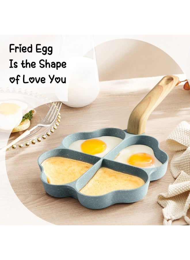 Caannasweis Egg Omelette Pan, 4-Cup Nonstick Ceramic Omelette Skillet Breakfast Frying Pan Egg Cooker Suitable for Gas Stove & Induction Cookware, PFOA PFOS Free - Image 2