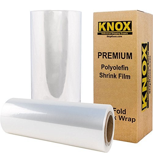 KNOX Industrial Knox Brand - 16" 75 Gauge Polyolefin Shrink Film Heat Wrap POF Centerfold 525' feet - Image 1