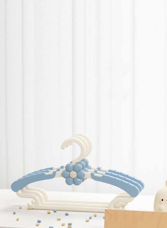 Fasola 10PCS Adjustable 11-14.7 Inches Plastic Anti Slip Baby Hangers for Closet and Nursery - Image 5