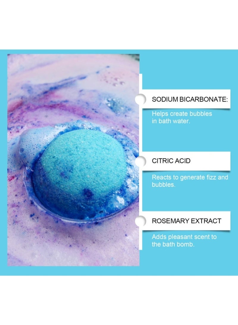 WIIEEY Kids Bath Bombs, Gentle Moisturizing Bubble Bath Balls, Safe Skin Cleansing & Long-Lasting Scent Bath Bombs for Children - Image 3