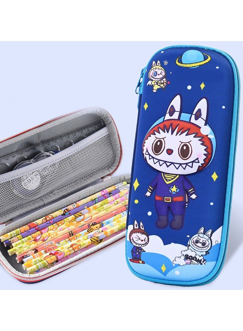 general Cartoon Pencil Case Set for Kids 4 Pieces Labubu - Image 1