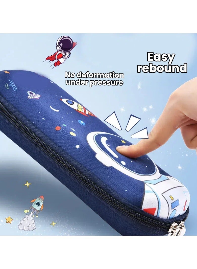 general Cartoon Pencil Case Set for Kids 4 Pieces Labubu - Image 3